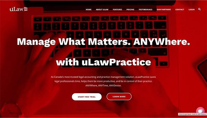 uLawPractice Manage What Matters Anywhere