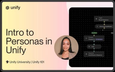 Unify GTM Intro To Personas In Unify