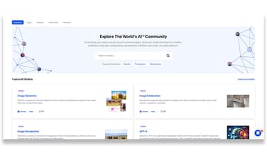 Everything you need to build your AI-powered apps. Discover, build and share AI models, workflows and app components; powered by Clarifai's low-code, nocode platform
