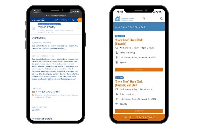 VolunteerHub Event Details