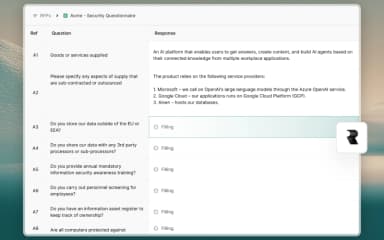 Realm Security Questionnaire