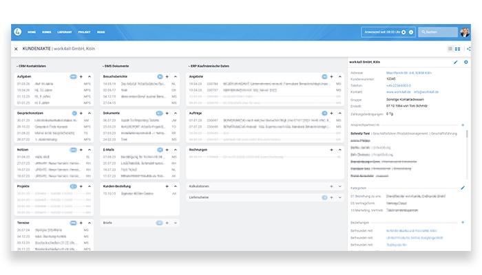 Work4all Interface