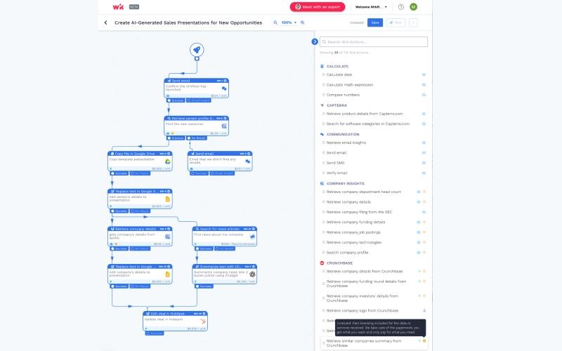 Wrk Create Presentation with AI